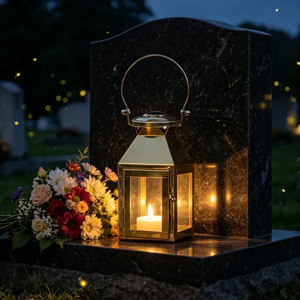 Metalinis LED kapu zibintas su auksiniu remu ir rankena